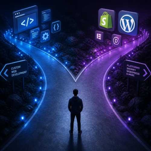 Caminos divergentes de qué es mejor, una opción o la otra opción.